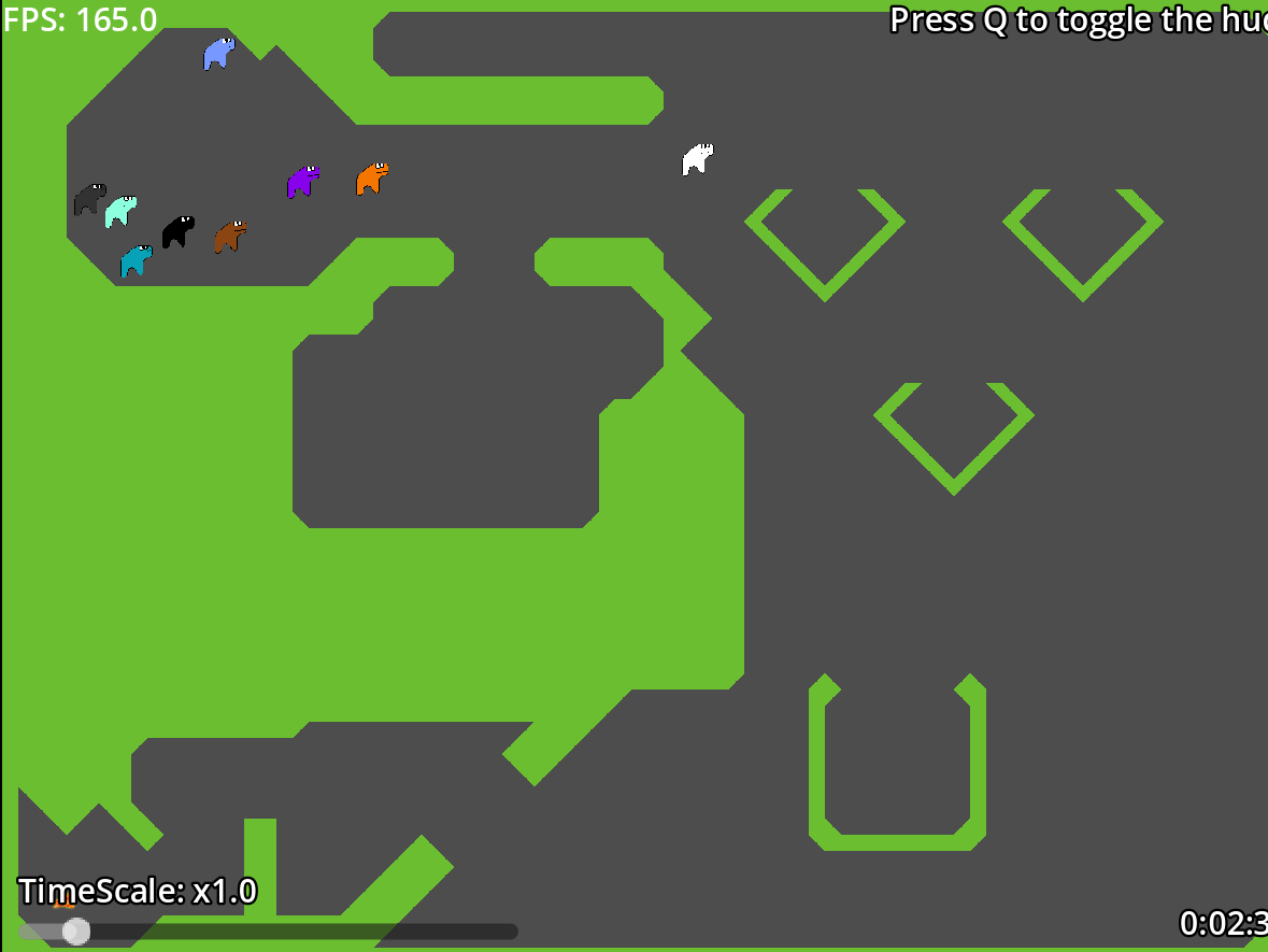 Horse Race Tests Game Screenshot